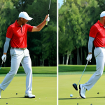 Emphasizing Core Strength and Body Rotation**

A professional golfer, fully clothed in athletic attire, demonstrating a powerful golf swing with emphasized torso rotation on a lush green golf course. Focus on core engagement and spinal angle maintenance. Background shows a sunny day and distant trees. Perfect anatomy, correct proportions, natural pose, well-formed hands, proper finger count, natural body proportions, safe for work, appropriate content, fully clothed, professional, family-friendly.

**